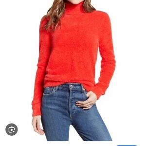 Halogen Poppy Soft Women's Red Turtleneck Sweater 3X